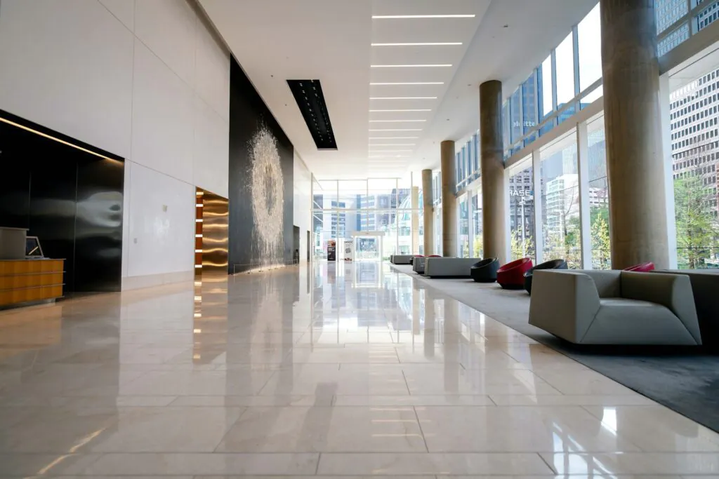 A shiny and clean floor