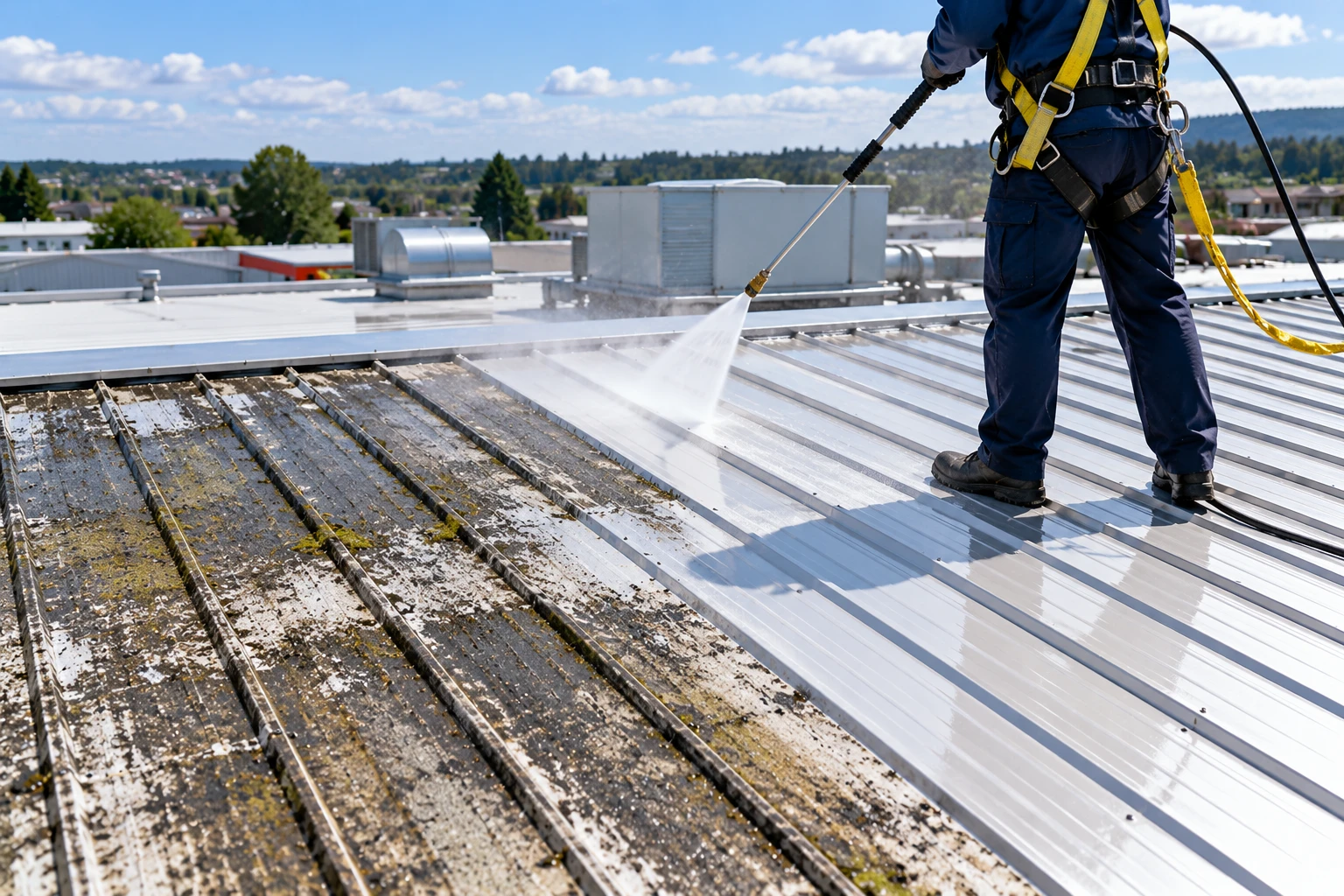 commercial-roof-pressure-washing