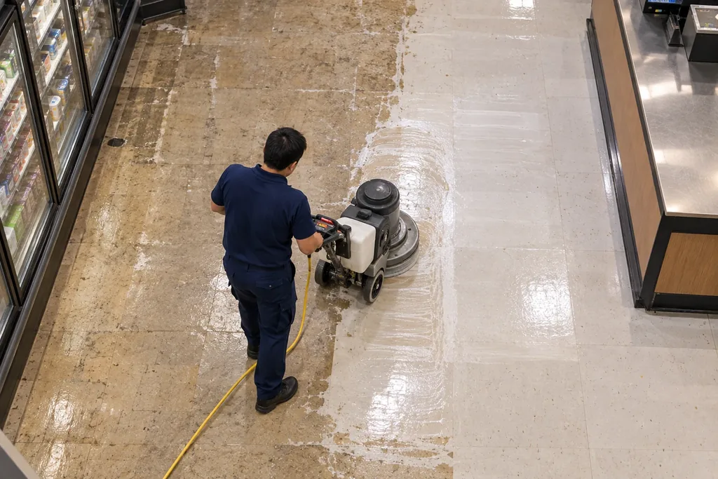 Commercial Floor Stripping