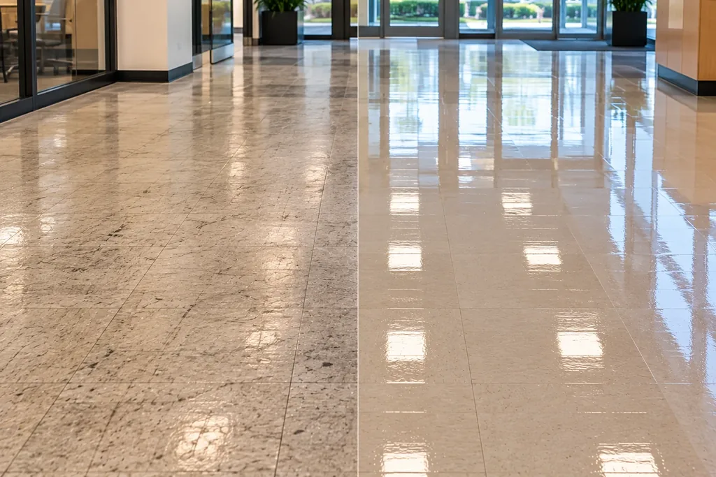Commercial Floor Waxing